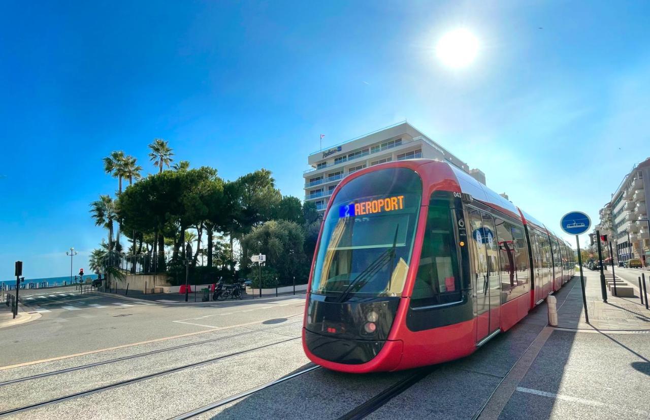 1 Min To The Beach Apartment - Kitchen - Tramway - Air Conditioner - Wifi - Promenade Des Anglais Nice Eksteriør bilde