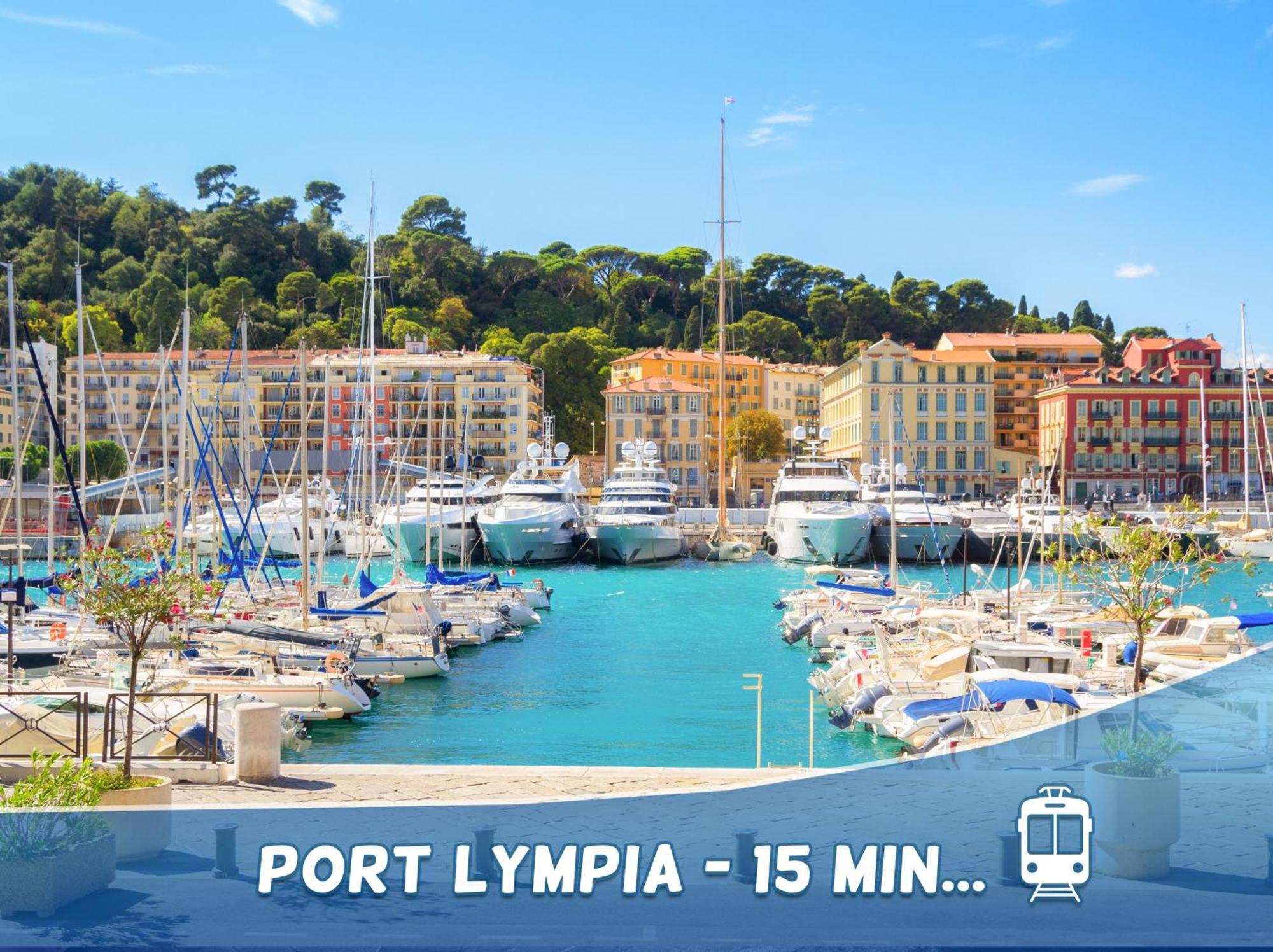 1 Min To The Beach Apartment - Kitchen - Tramway - Air Conditioner - Wifi - Promenade Des Anglais Nice Eksteriør bilde